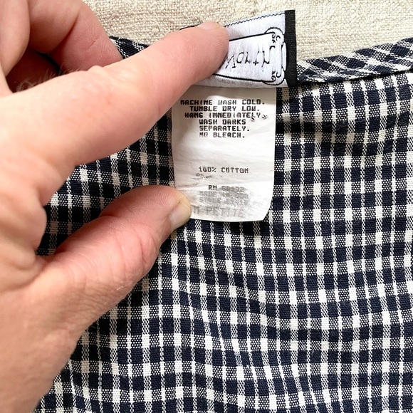 VTG Pure Cotton Plaid Tank Dress - Picture 7 of 7